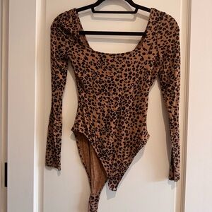 & other stories Leopard Print Bodysuit